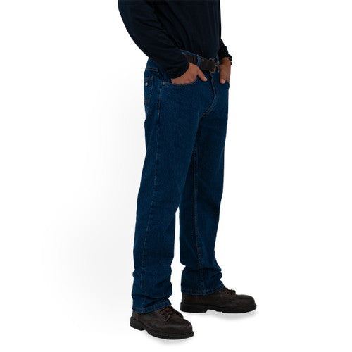5-Pocket Relaxed Fit Jean Washed Denim