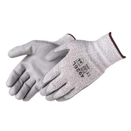 12 Pair TuGlow Grey Latex Coated Safety Gloves – Cut Resistant & Grip (Sizes XS-2X)