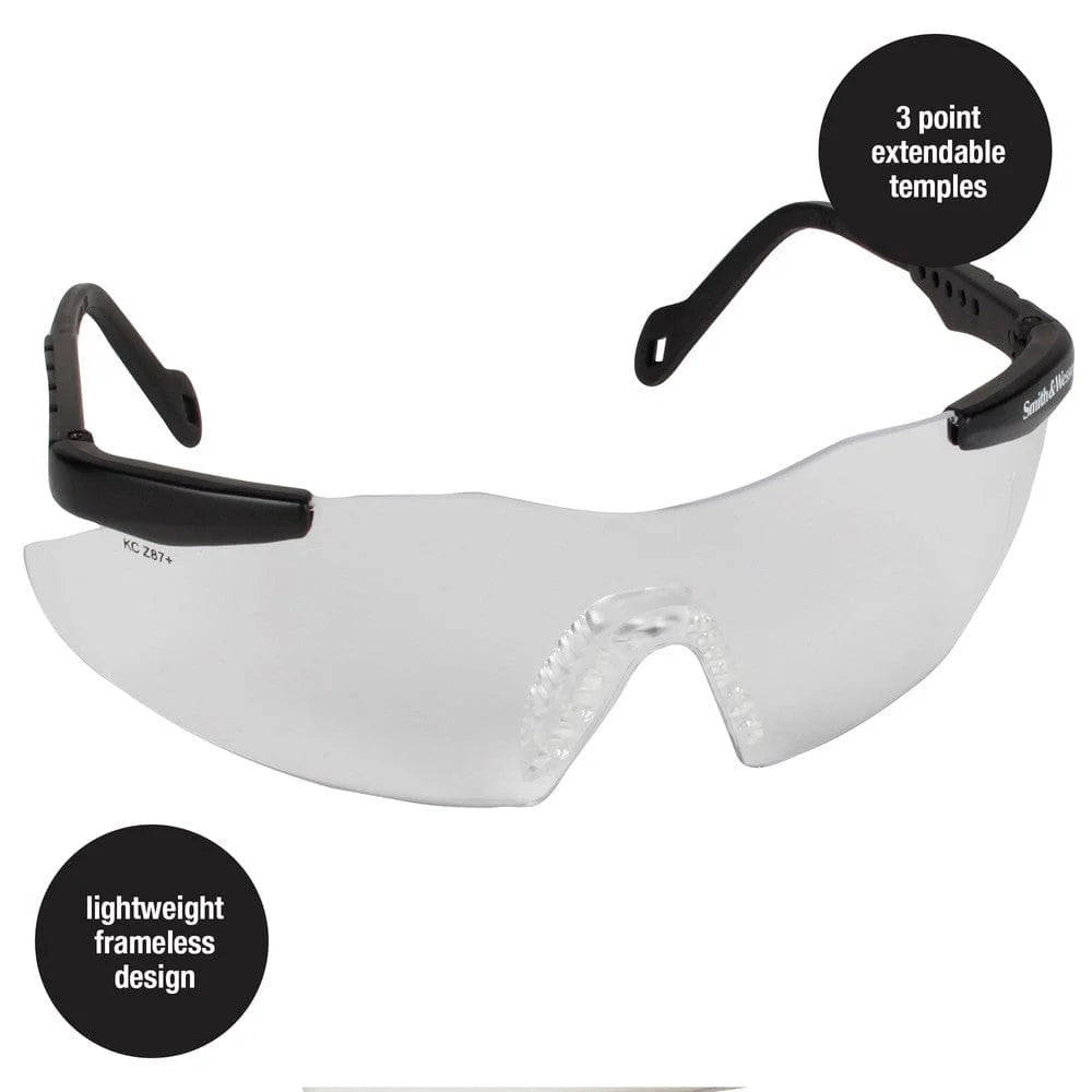 Blk Frame Clear Lens 3G, Smith&Wesson