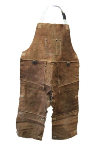 42" Leather Split Leg Apron