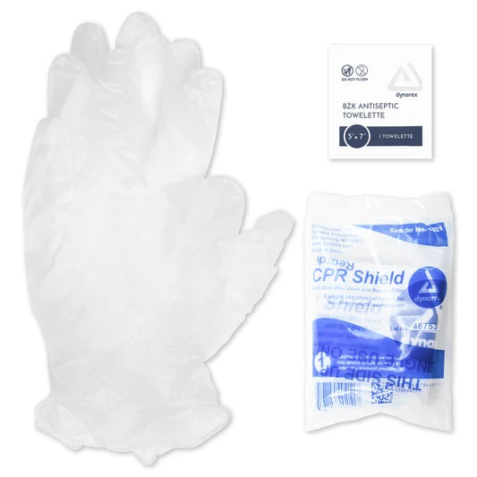 CPR Kit (Microshield Barrier &Glvs)