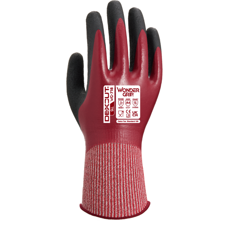 Dexcut 13G Nylon Wine Red