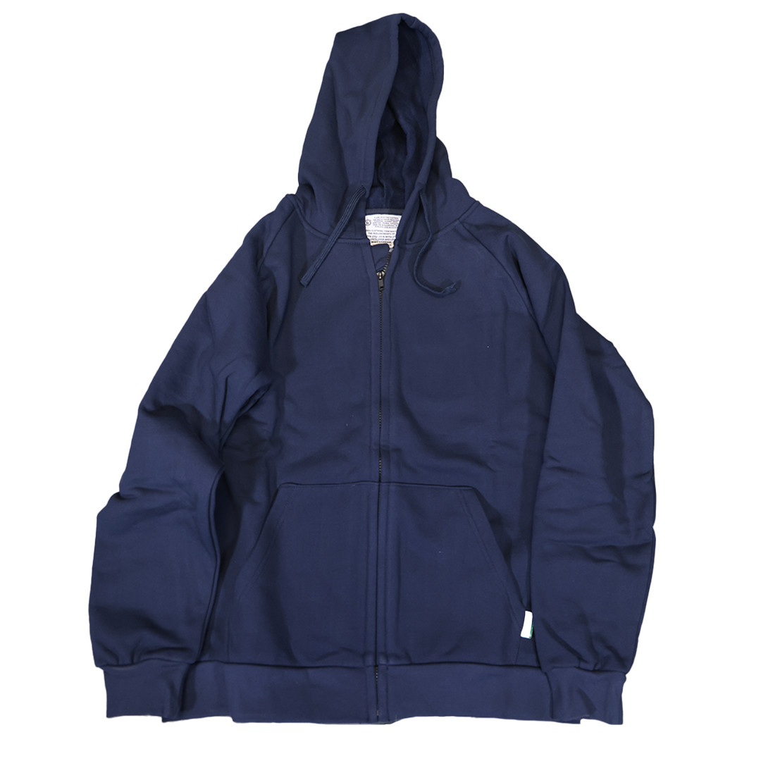 FR Zipper Front Hooded Sweatshirt