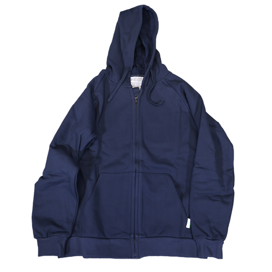 FR Zipper Front Hooded Sweatshirt