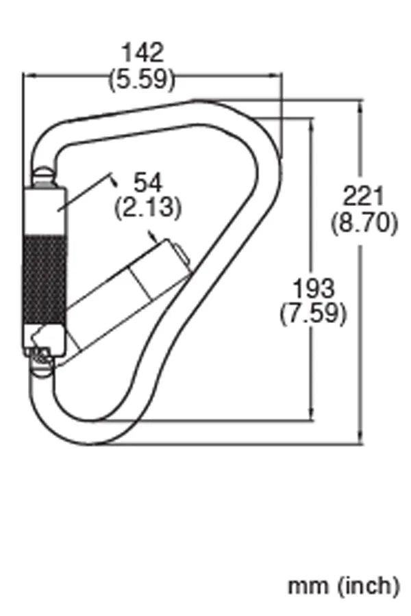 Twistlock Scaffold Hook 2" Gate Opening