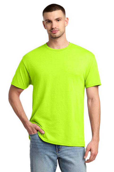 Jerzees Dri-Power 50/50 Cotton/Poly Tee, Safety Green