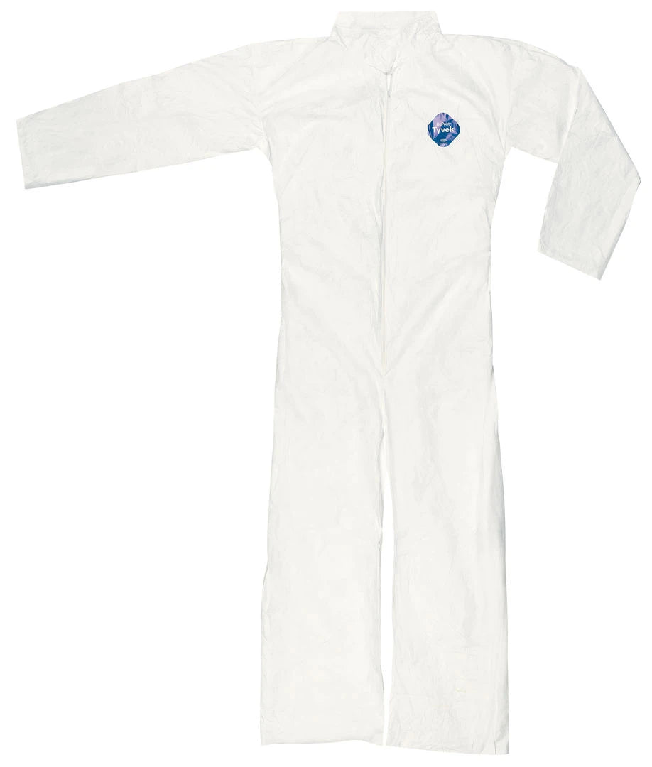 Dupont Tyvek Coverall with Front Zipper, 1 Each, 3X Large