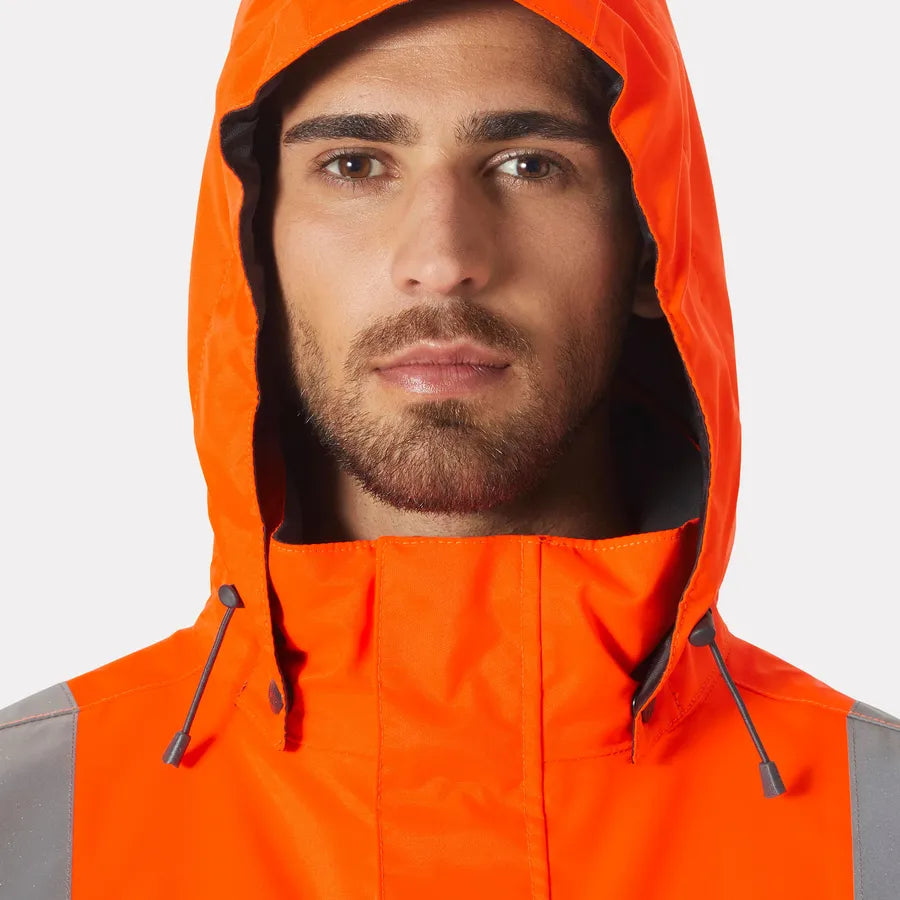 Alta Hi Vis Insulated Winter Jacket-Yellow/Charcaol