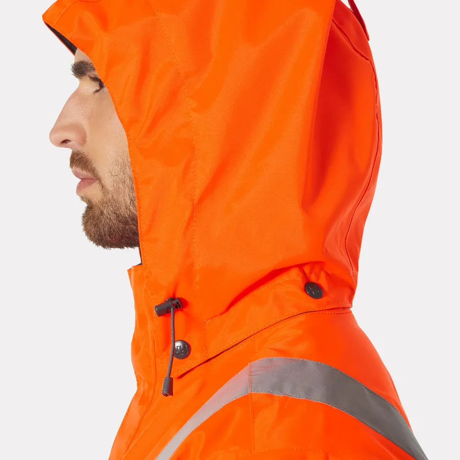 Alta Hi Vis Insulated Winter Jacket-Yellow/Charcaol