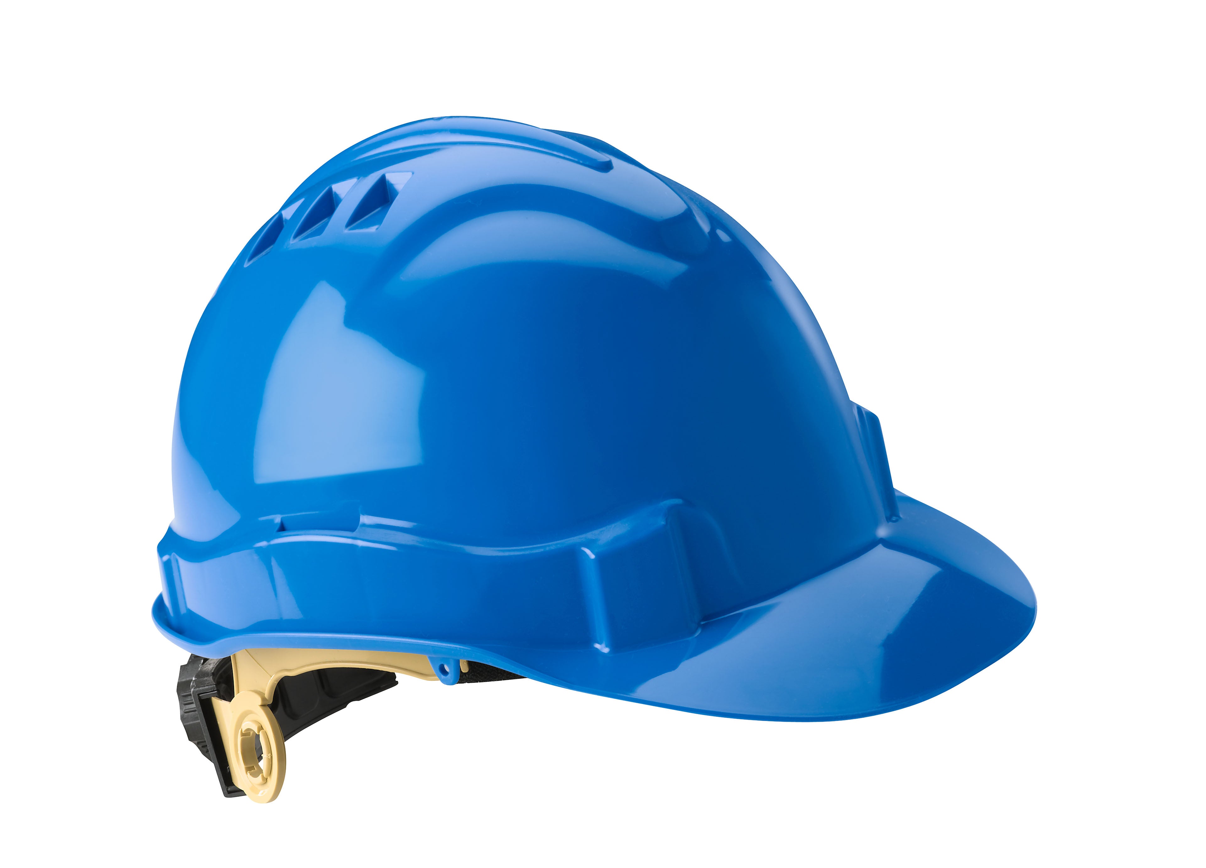 SERPENT Cap Style Unvented Class E Hard Hat 8 Point Ratchet Suspension, Yellow
