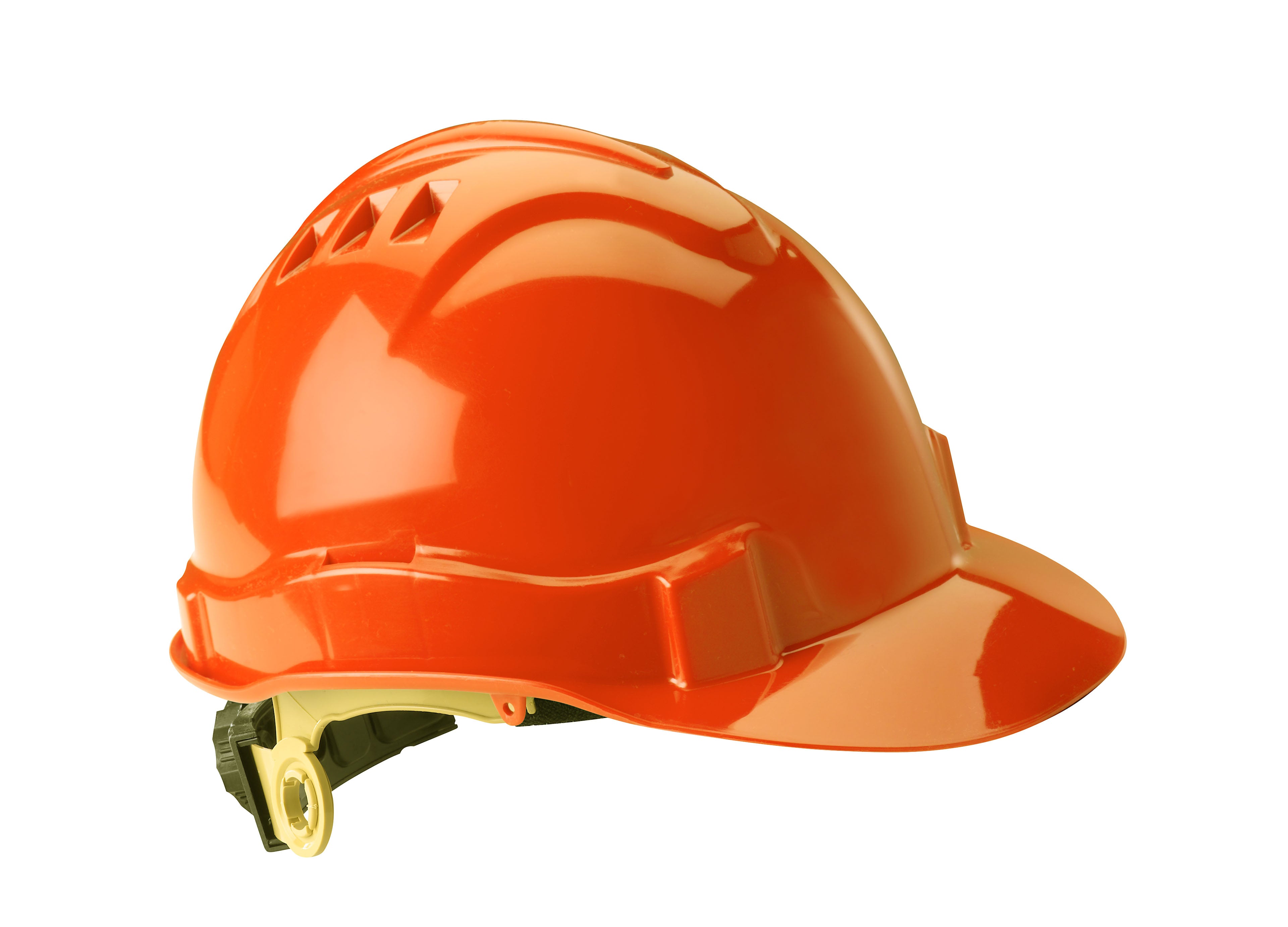 SERPENT Cap Style Unvented Class E Hard Hat 8 Point Ratchet Suspension, Yellow
