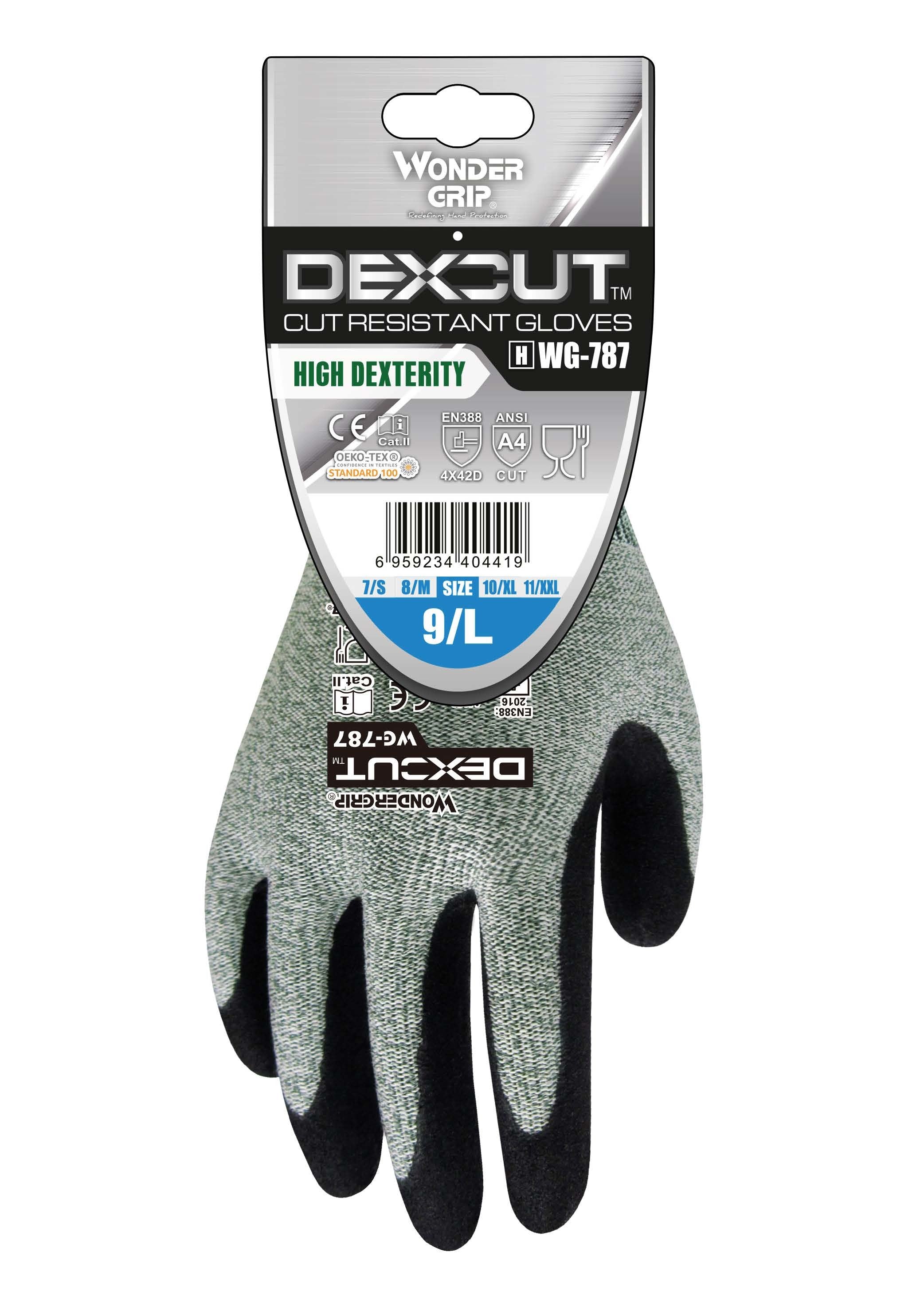 A4 Wonder Grip Dexcut Gloves
