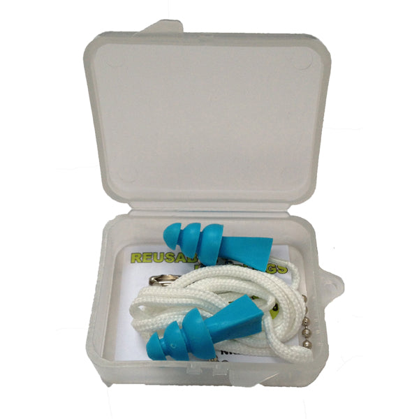 27NRR TriGrip Jr. Reuseable Earplugs Cloth Cord