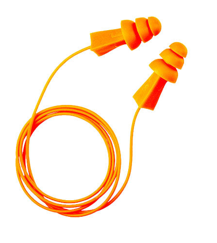 Tri-Grip, Hi Viz Orange Plus, Uncorded, Polybag