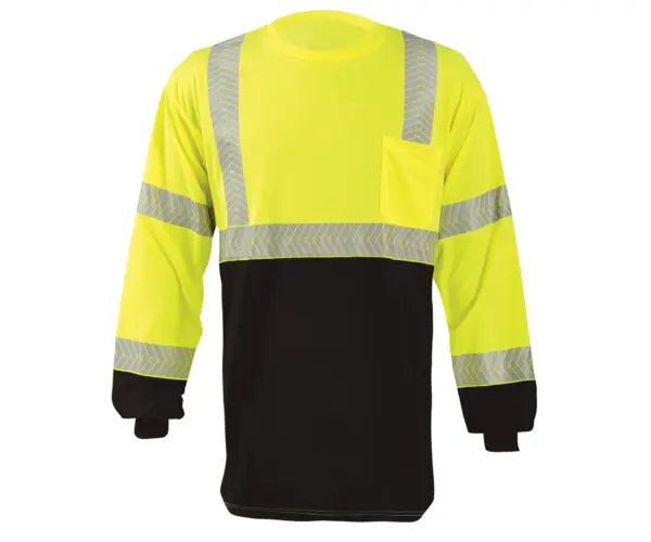Class 3 Segmented Black Bottom Long Sleeve T-Shirt