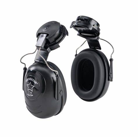 25NRR Soundstar Cap-Mount Earmuffs