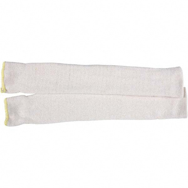 Cotton Sleeve 18in, 1ply, No Thumbhole , Over Edged on both Ends