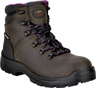 *Women's Brown WP EH SR Steel Toe