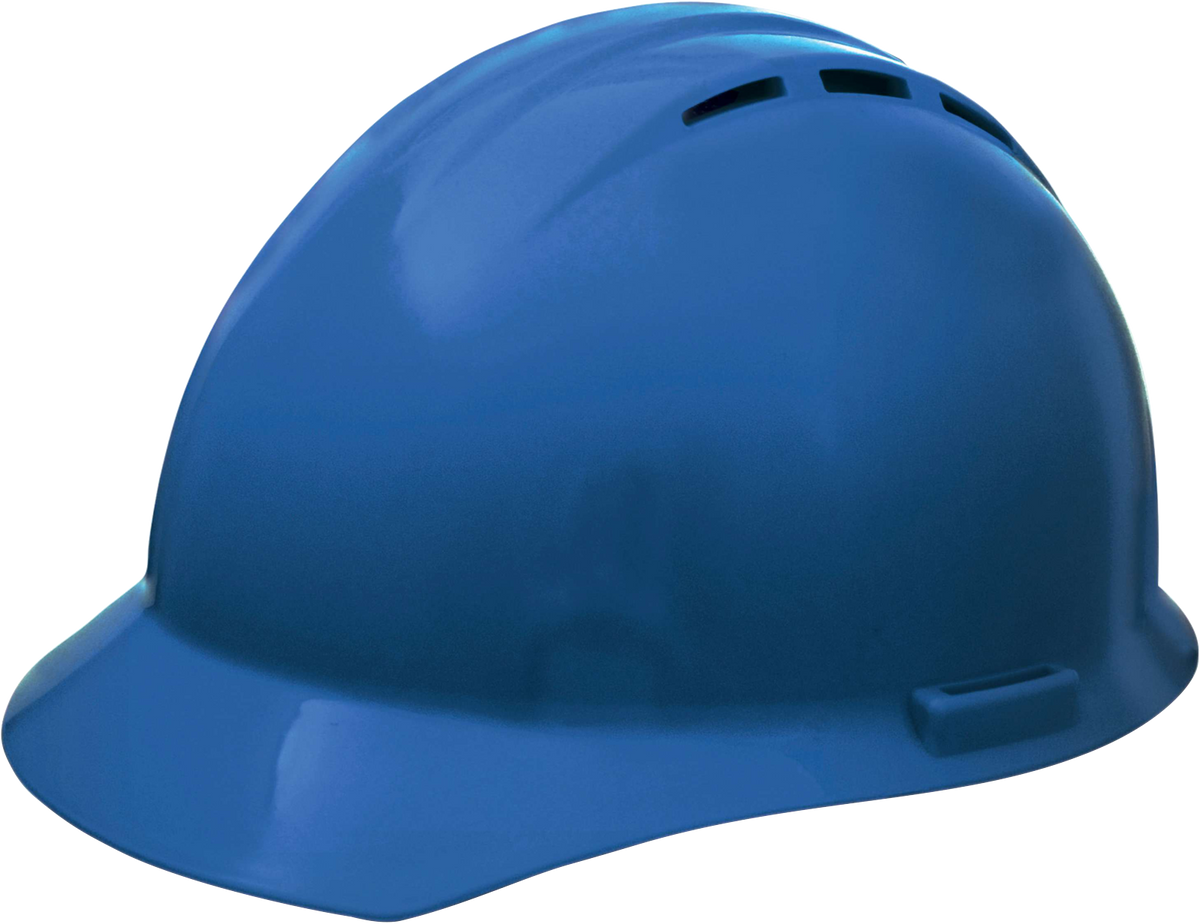 Blue Vented Americana w/Ratchet Hard Hat