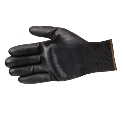 13 Cut Nylon Black w/PU Palm, Dozen