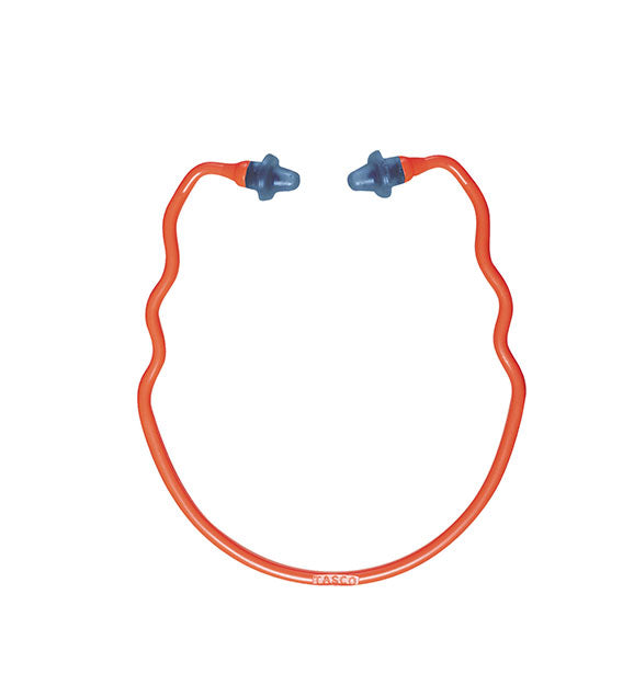 Contra NRR22 Blue Ear Plugs w/HiViz Band