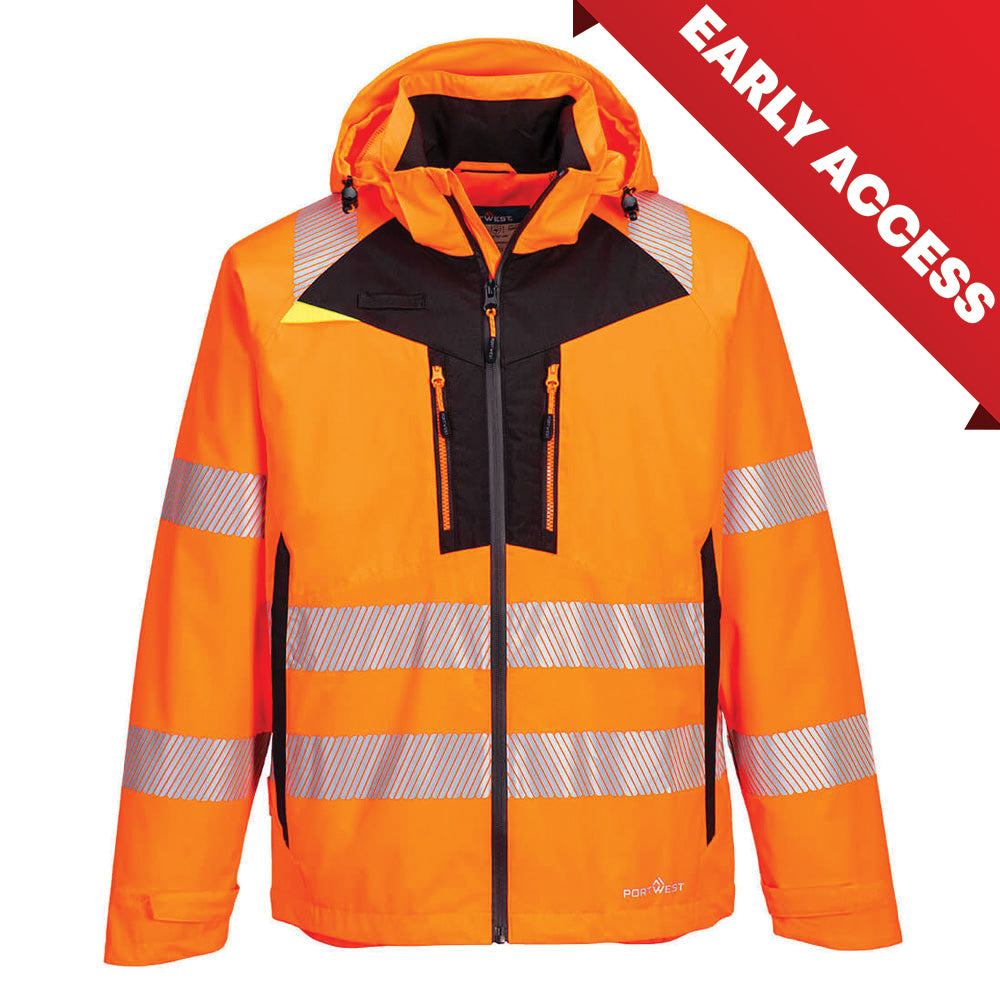 Class 3 Hi-Viz Shell Rain Jacket