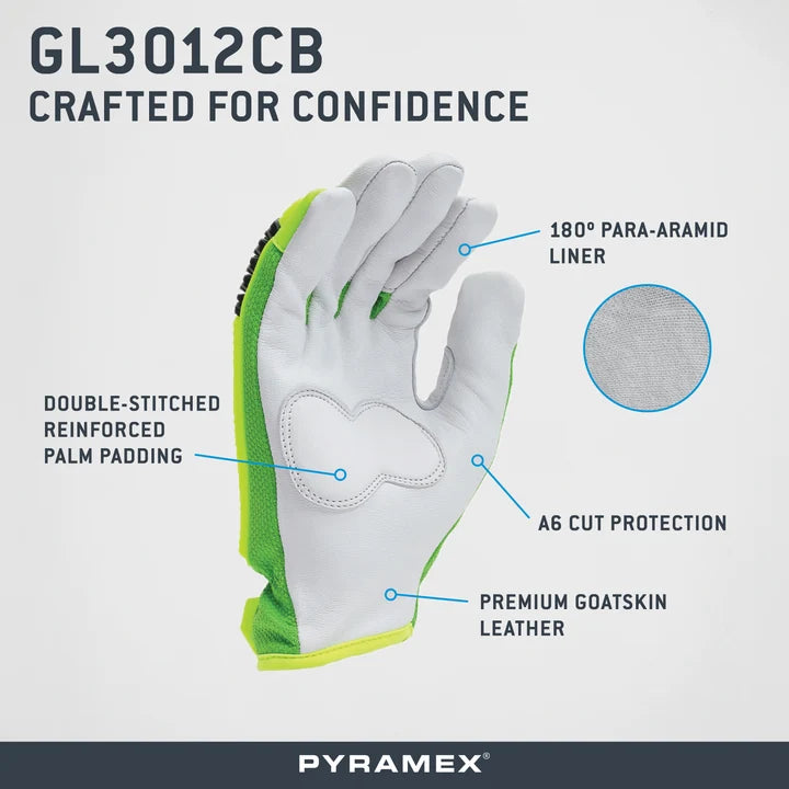 Glove, Impact A6, Goat Skin Lthr Palm