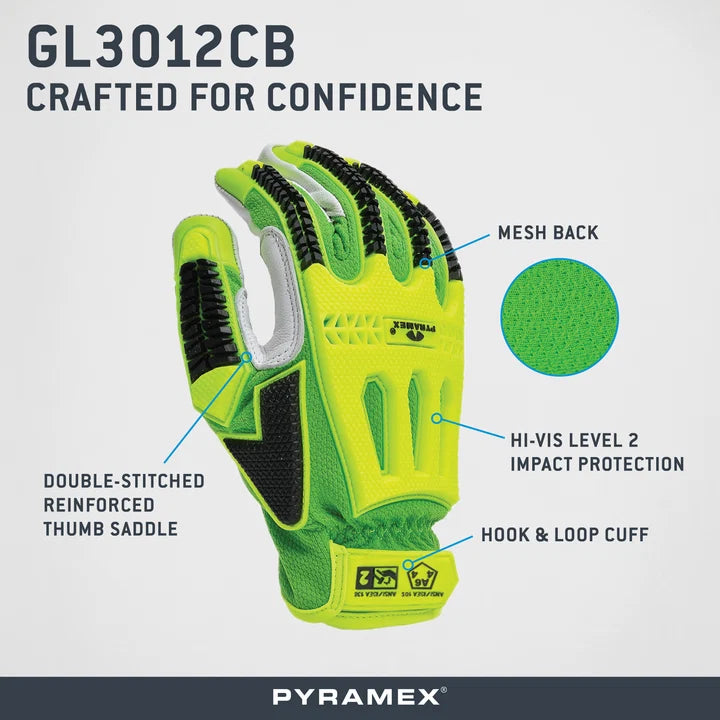 Glove, Impact A6, Goat Skin Lthr Palm