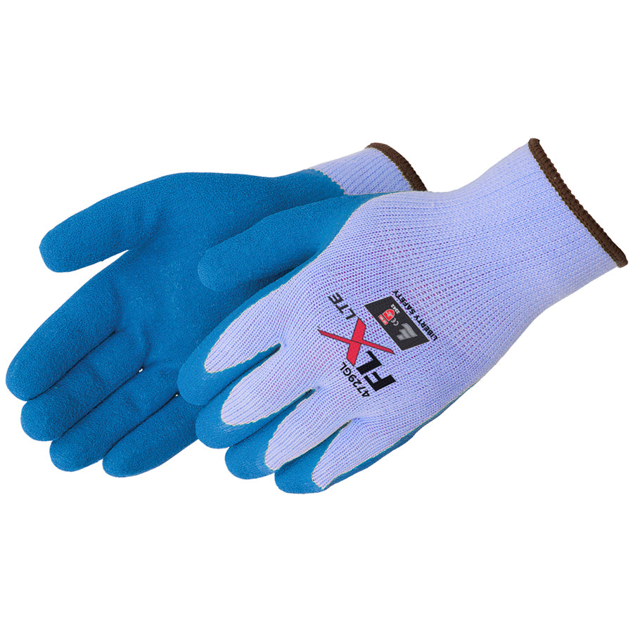 10 gauge, grey shell, blue latex dip palm/fingertips
