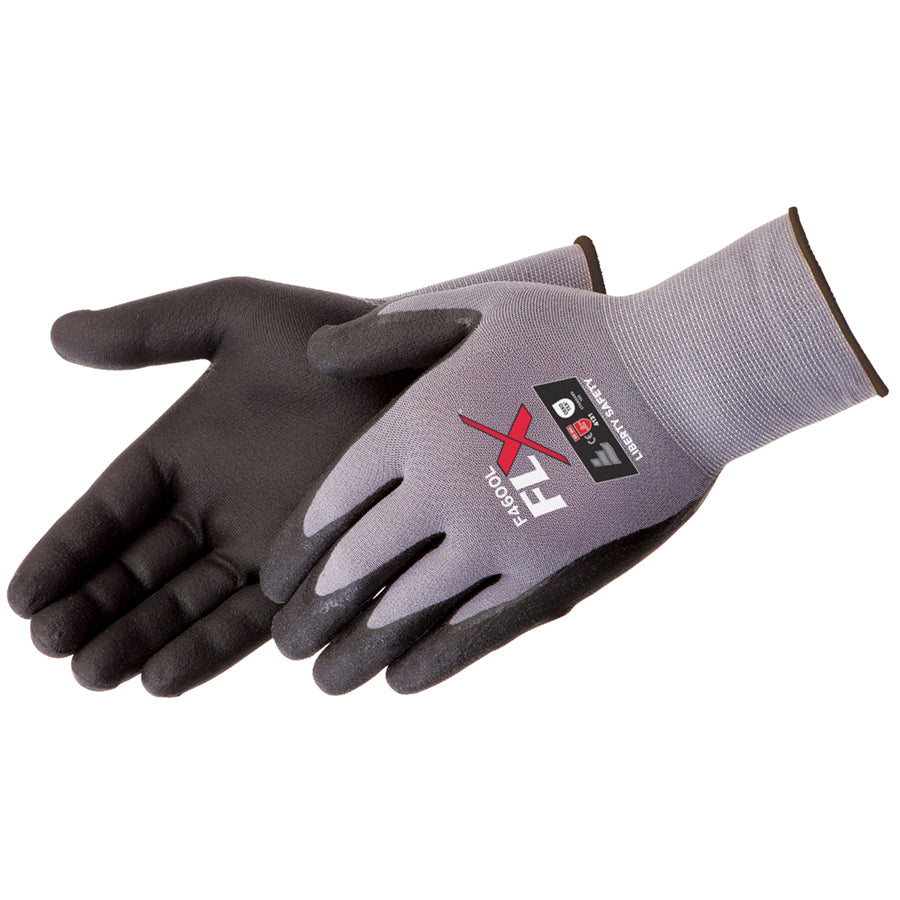 Black Micro-foam Nitrile Palm, 1 Pair, Medium