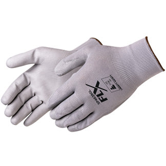 Gray Nylon/Pollyester Shell PU palm