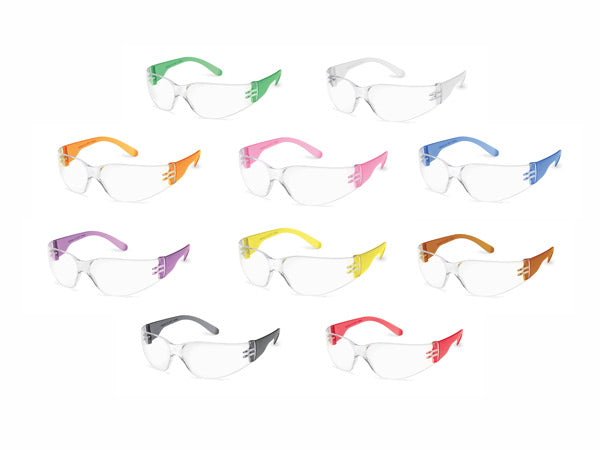 Starlite Safety Glasses Gumballs Assorted Frames, Box of