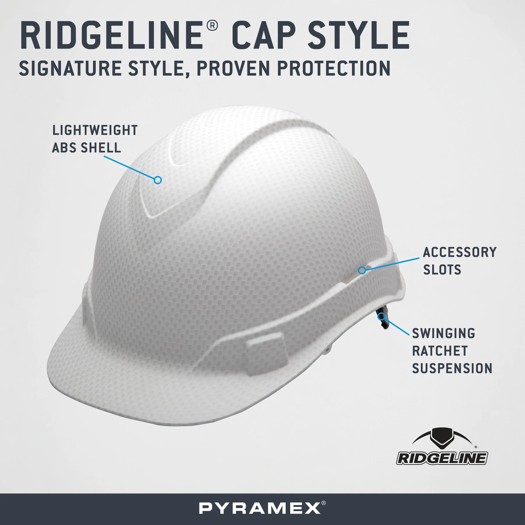 Ridgeline Hydro Dipped Cap Style Hard Hat