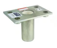 DBI-SALA Confined Space Permanent Flush Floor Mount Sleeve Davit Mast Base, Stainless Steel