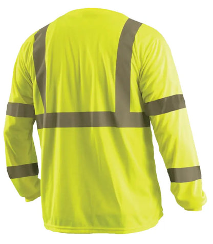 Class 3 Sustainable Long Sleeve HiViz T-Shirt