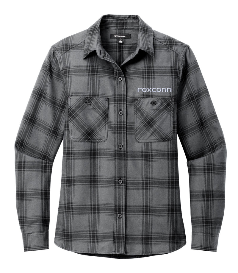 Load image into Gallery viewer, Port Authority Women&#39;s Plaid Flannel Shirt
