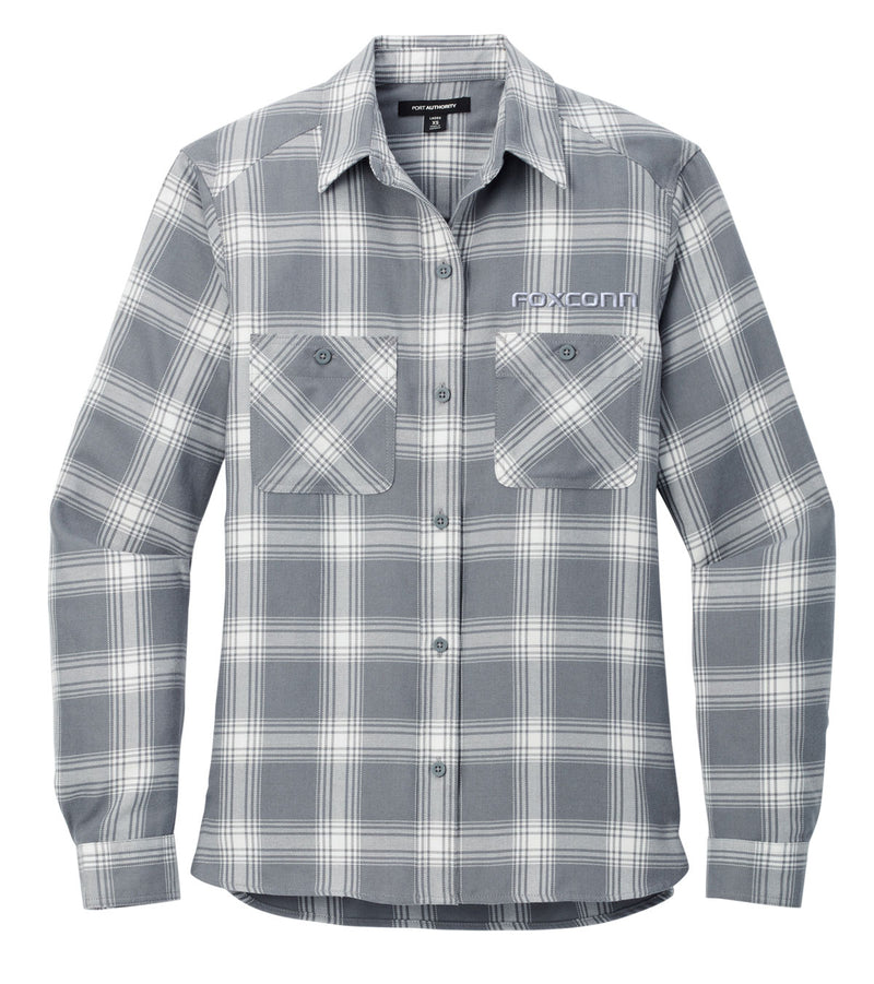 Load image into Gallery viewer, Port Authority Women&#39;s Plaid Flannel Shirt
