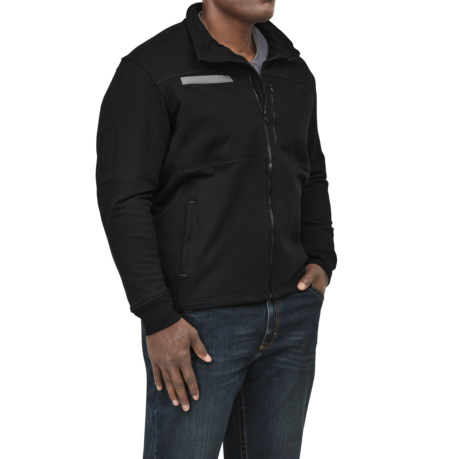 Zip Front Fleece Jacket
