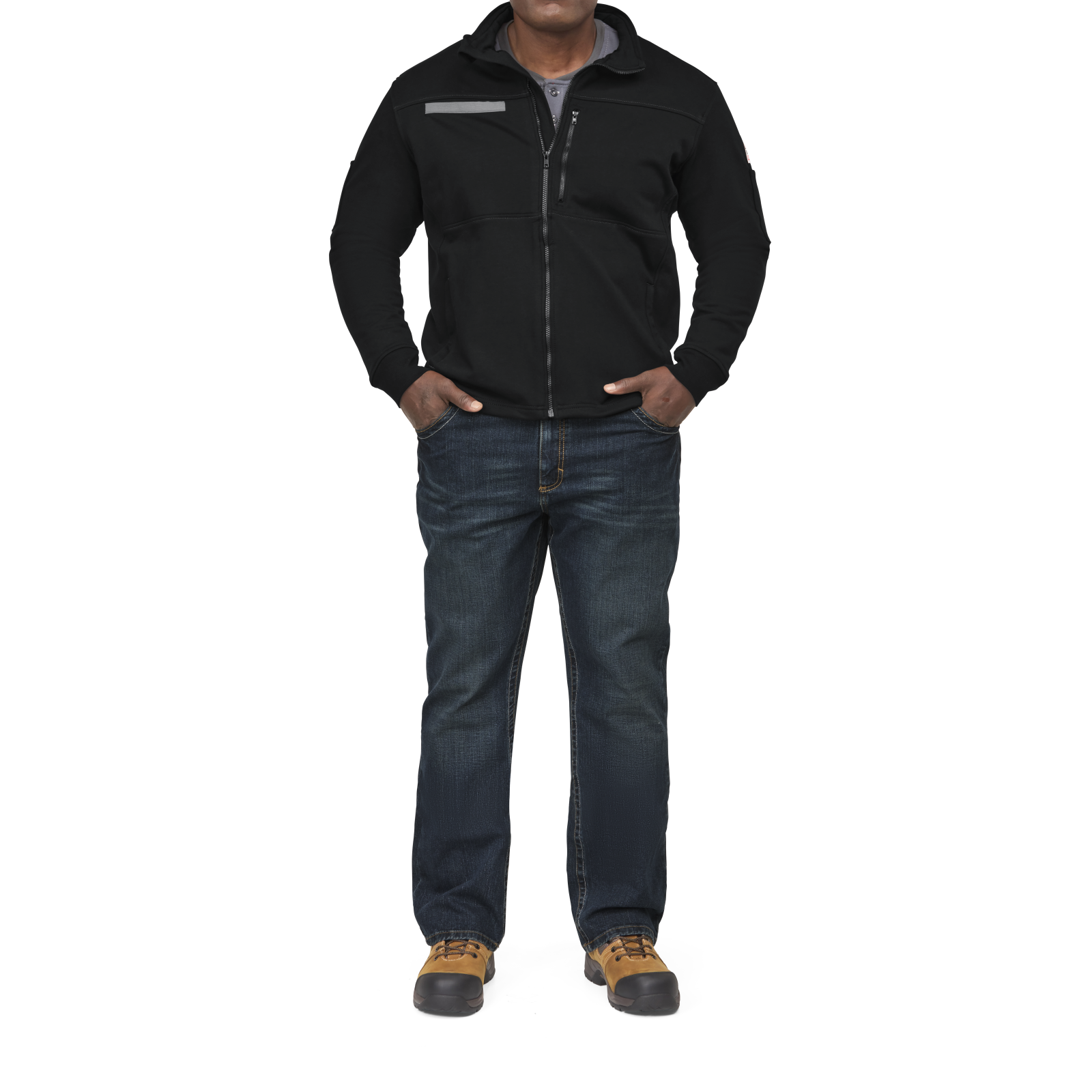 Zip Front Fleece Jacket