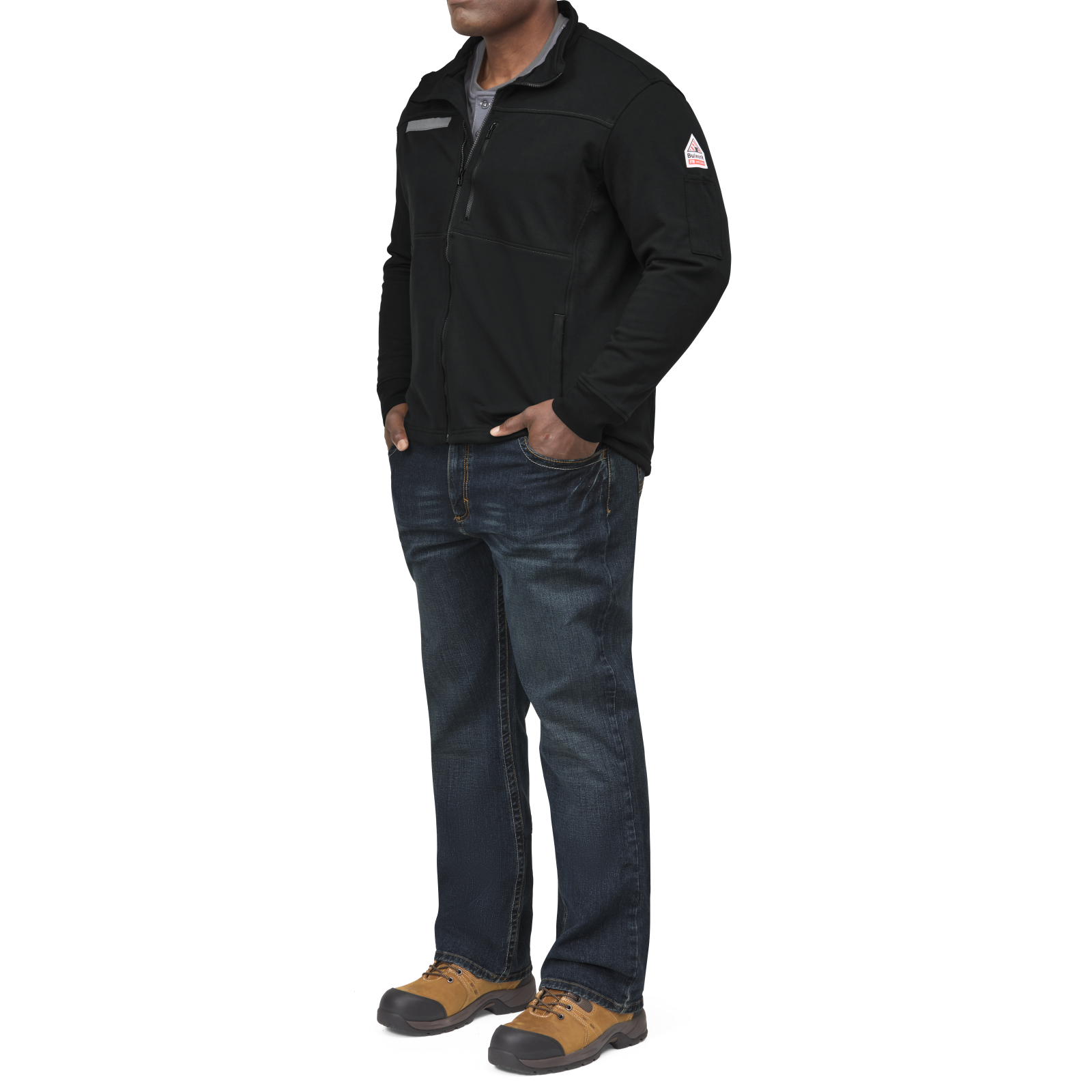 Zip Front Fleece Jacket