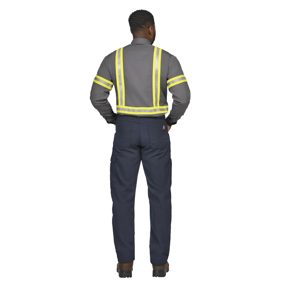 CAT 2 AR/FR Men's Midweight Enhanced Visibility Uniform Shirt, R