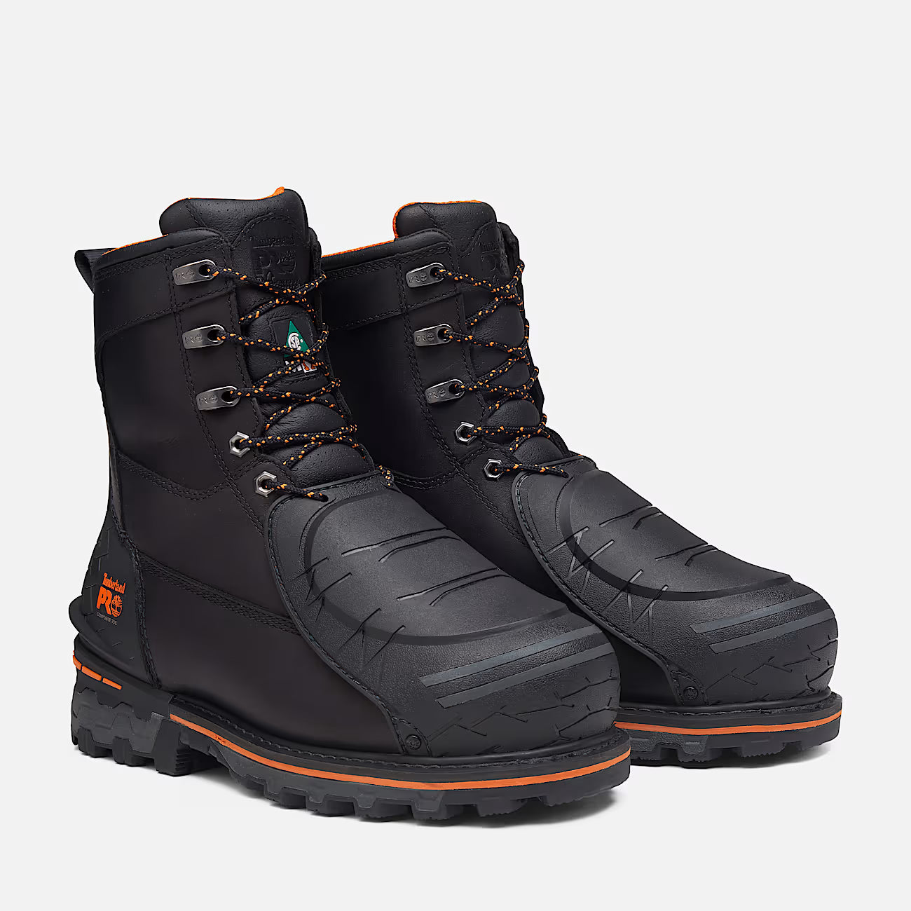 Boondock 8in Composite Toe Black Boot