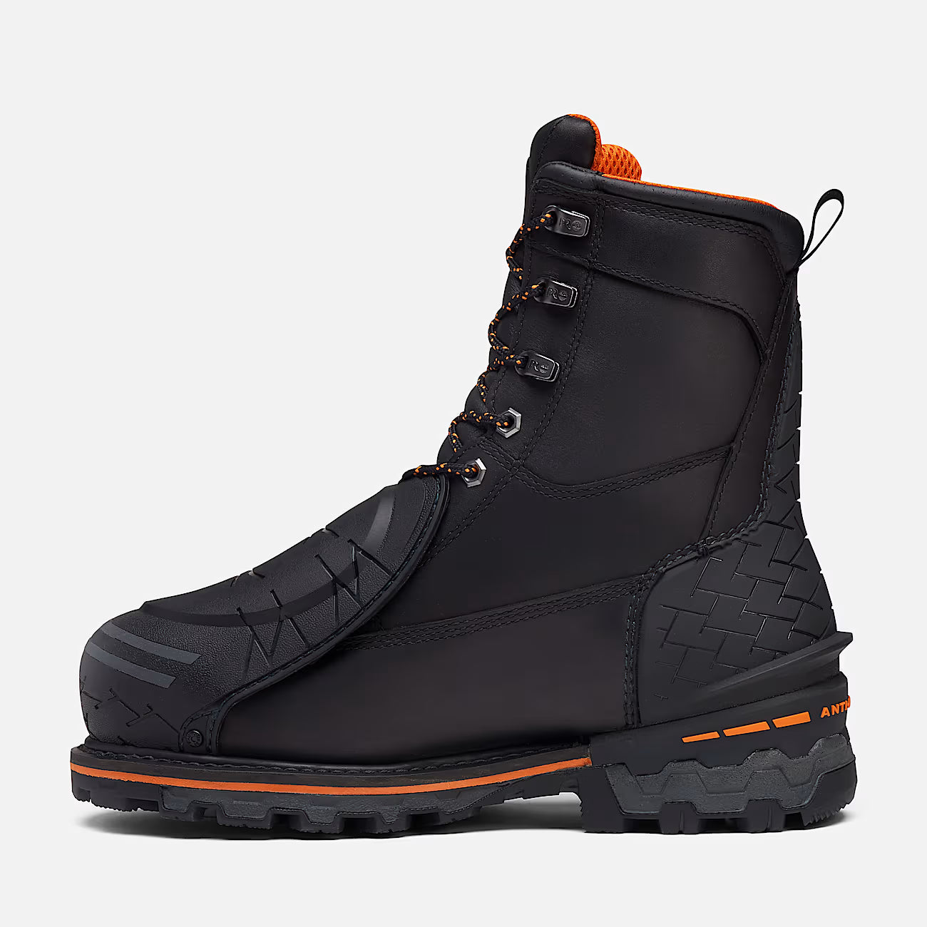 Boondock 8in Composite Toe Black Boot