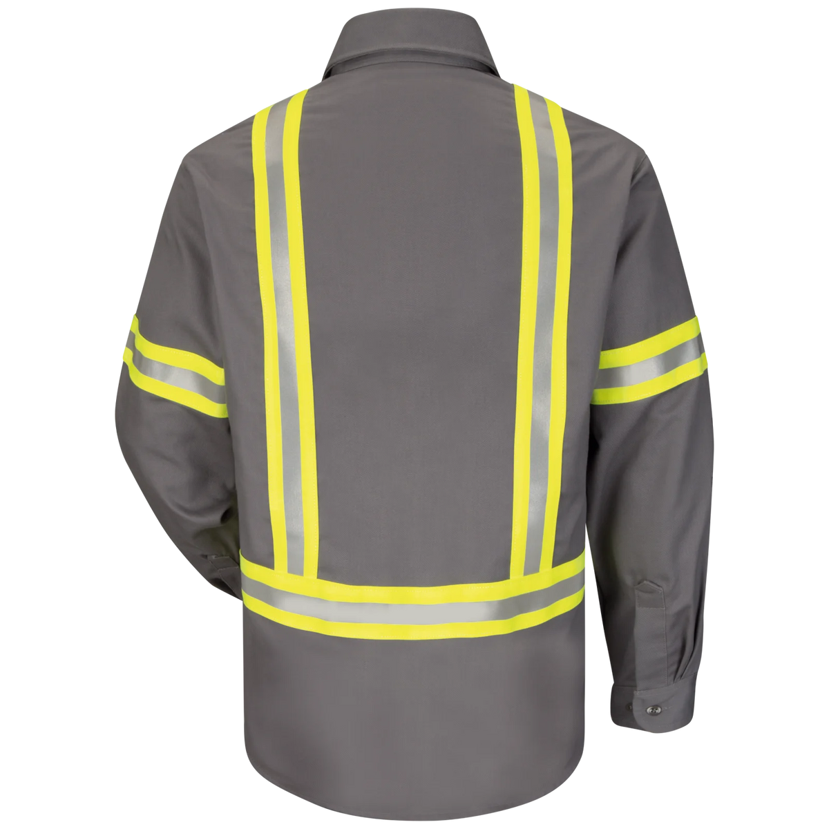 CAT 2 AR/FR Men's Midweight Enhanced Visibility Uniform Shirt, R