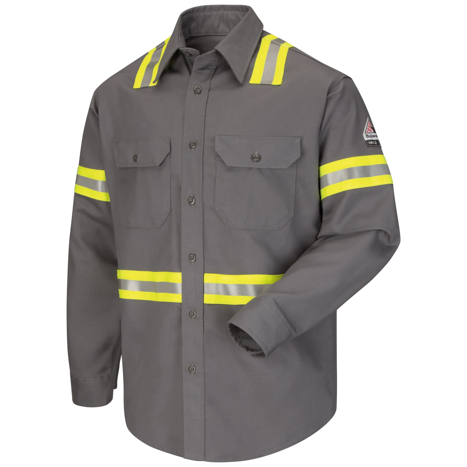 CAT 2 AR/FR Men's Midweight Enhanced Visibility Uniform Shirt