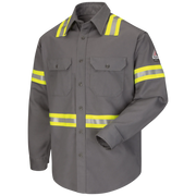 CAT 2 AR/FR Men's Midweight Enhanced Visibility Uniform Shirt