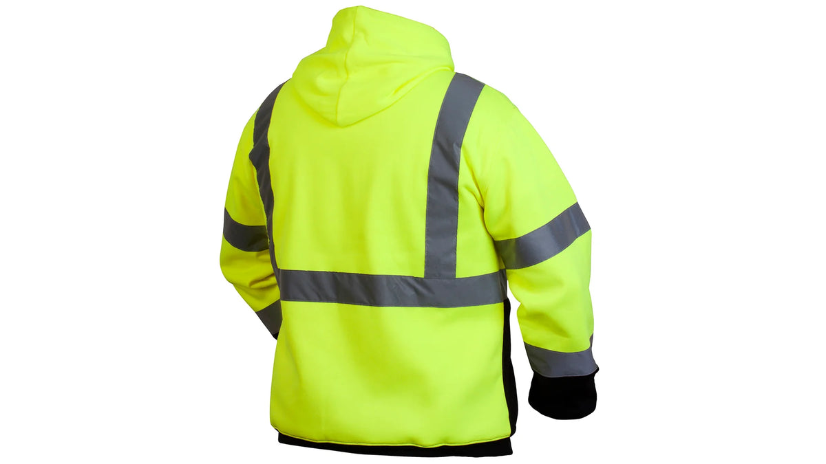 Class 3 Hi-Vis Hooded Sweatshirt