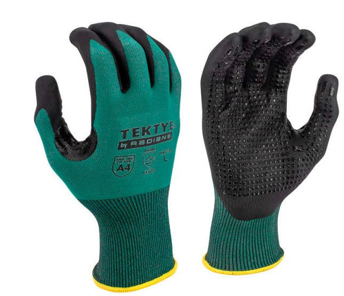 Radians TEKTYE A4 Cut Level Dotted Work Gloves - 12 Pack