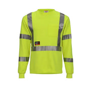 Long Sleeve FR Tee Hi-Viz Yellow 5/pkg