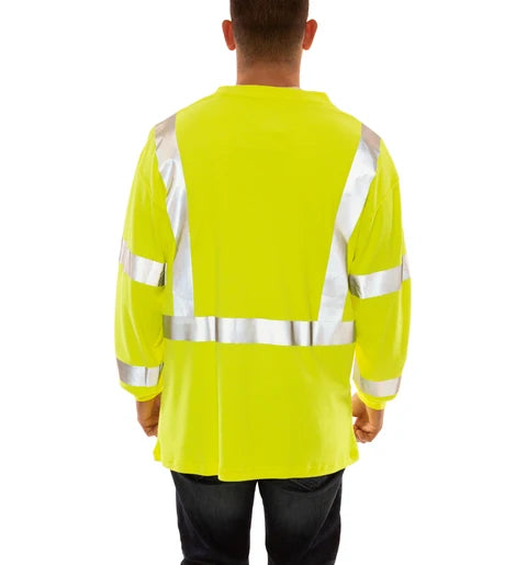 Long Sleeve FR Tee Hi-Viz Yellow 5/pkg